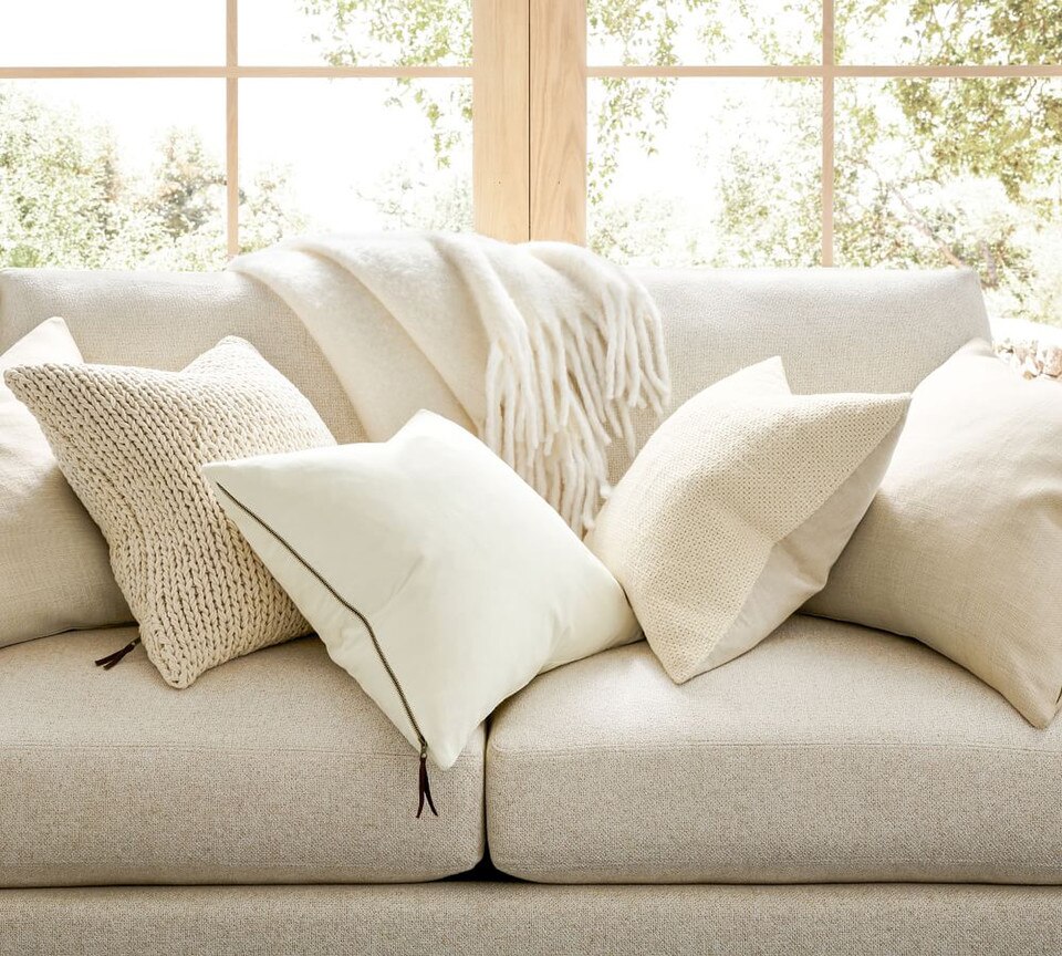 Chunky Sweater Hand-Knit Cushion Cover